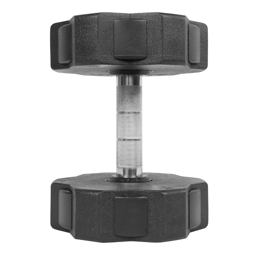 Jogo de Dumbbells 12 a 30kg Lion Monobloco Injetado