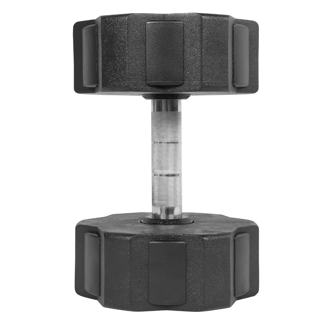 Jogo de Dumbbells 12 a 30kg Lion Monobloco Injetado