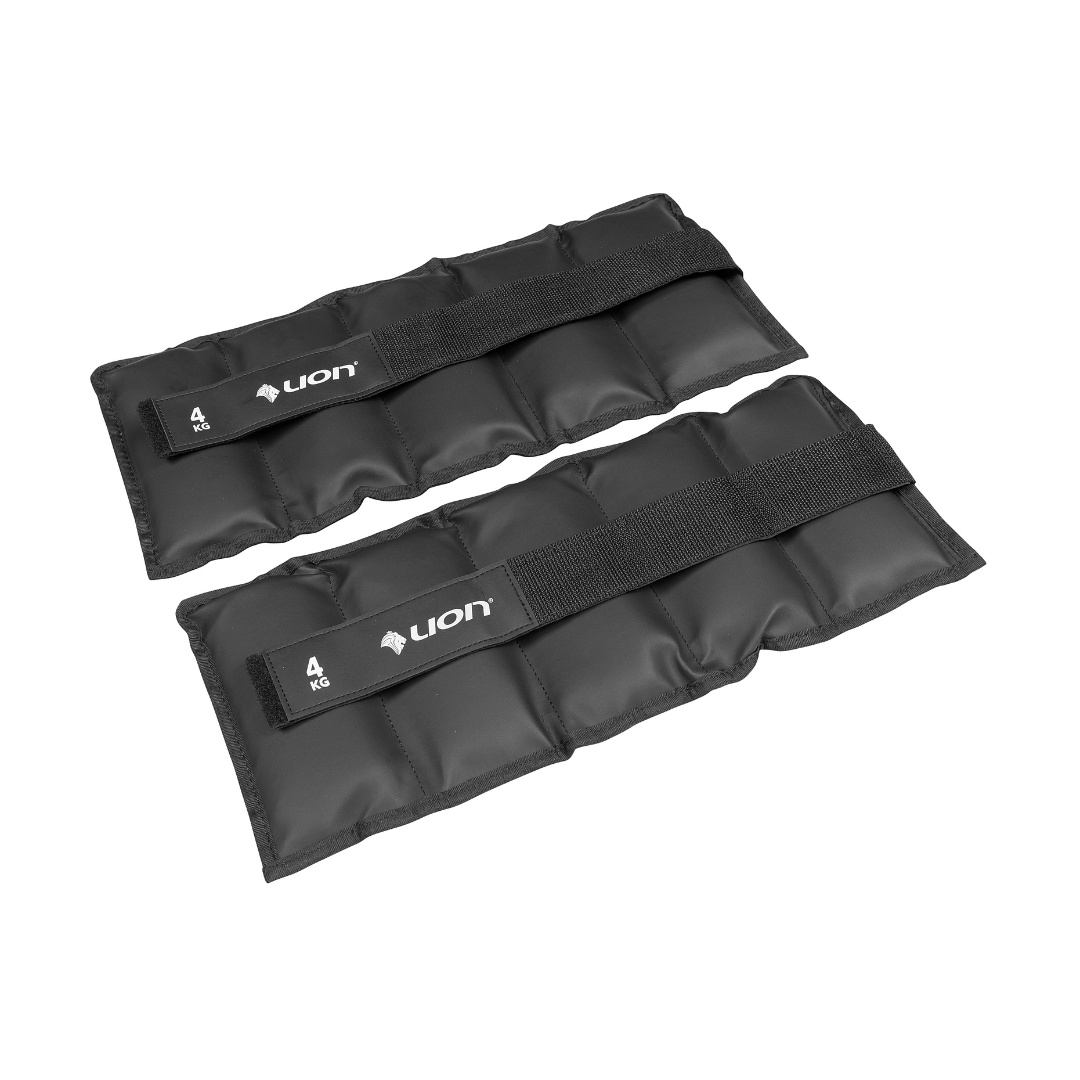 Kit Treino Tornozeleira 4 kg + Par Halter 3 kg + Kit Thera Band Intensidades + Colchonete