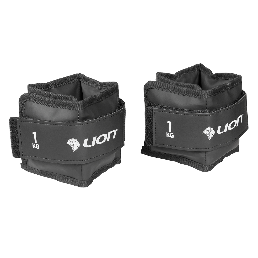 Par de Caneleira 1 kg Tornozeleira Profissional Impermeável Lion