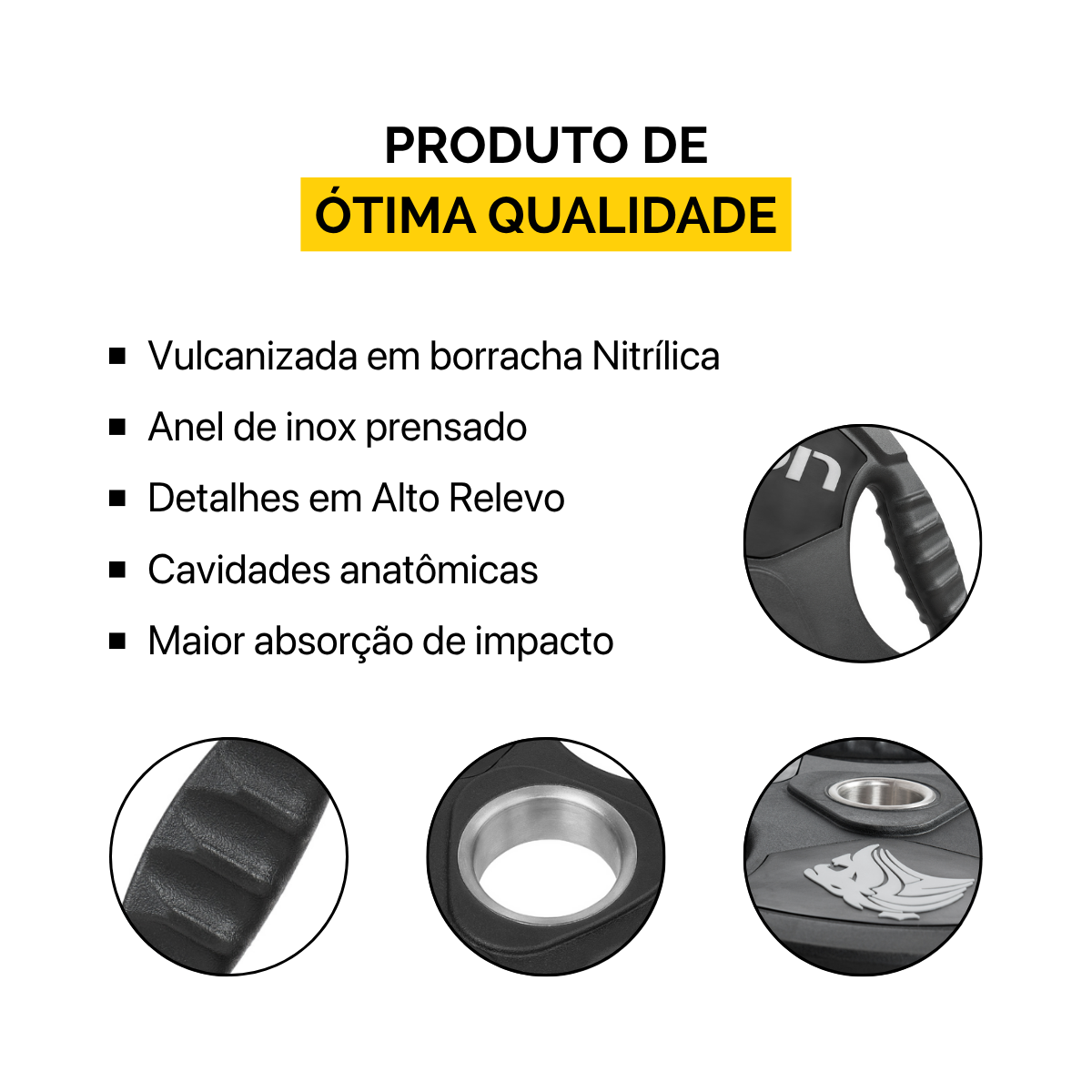 Anilha Lion Furo Olímpico 5 kg