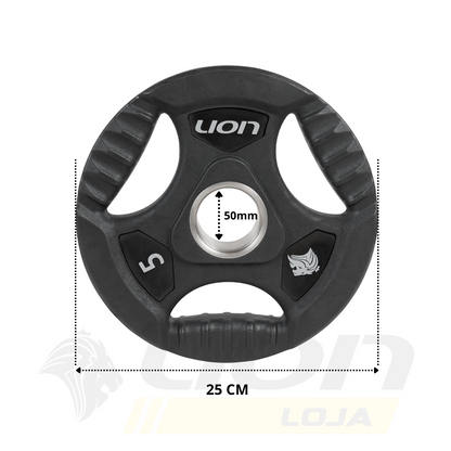 Anilha Lion Furo Olímpico 5 kg