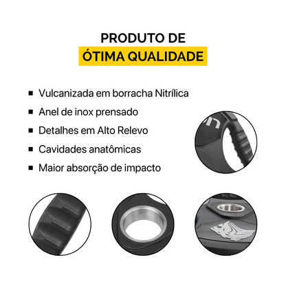 Anilha Lion Furo Olímpico 20kg