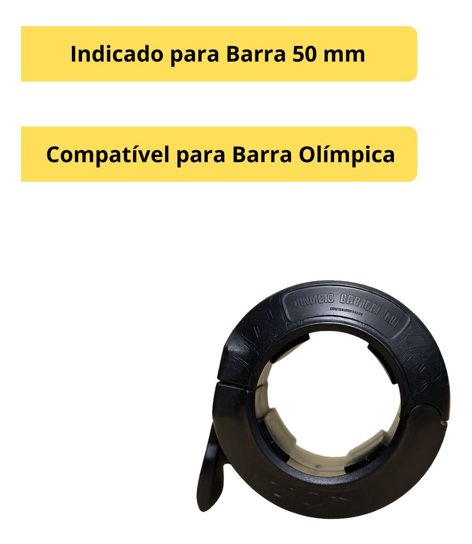 Par Presilha P/ Barra Musculação Barra Olímpica 50mm